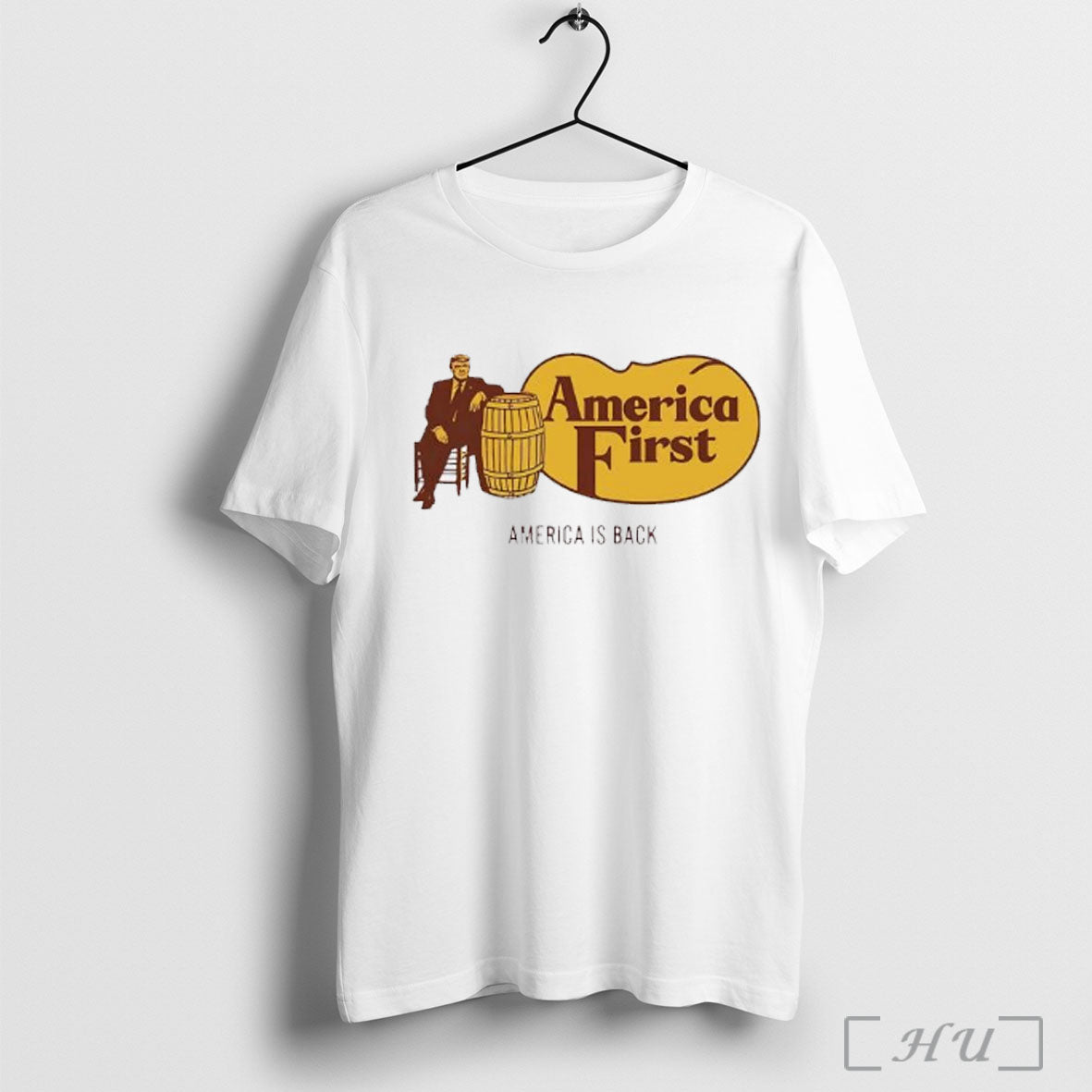 Officials White House Cracker Barrel Logo Trump America Is Back T Shirt