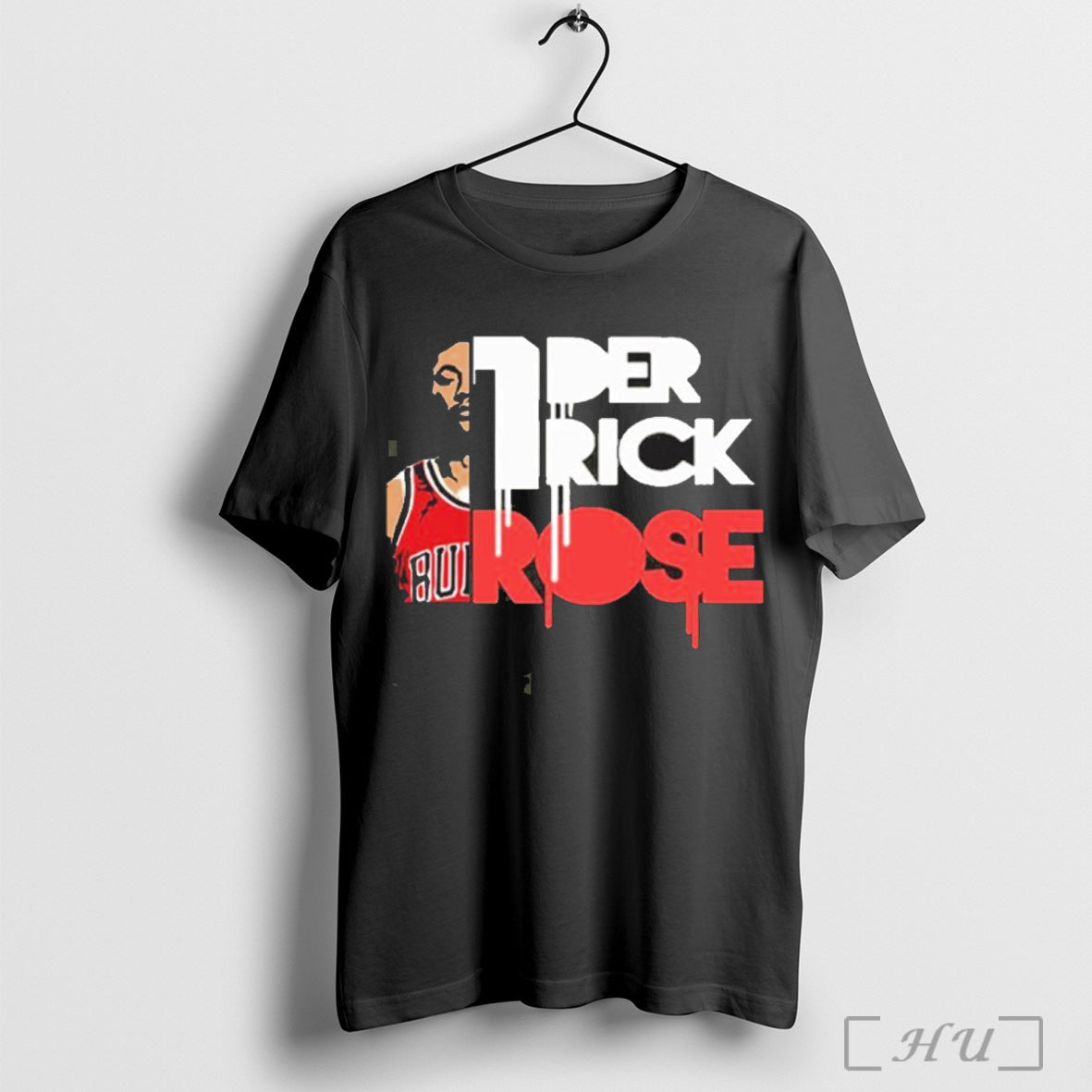 Officials Whtie Red Art Derrick Rose Shirt T Shirt