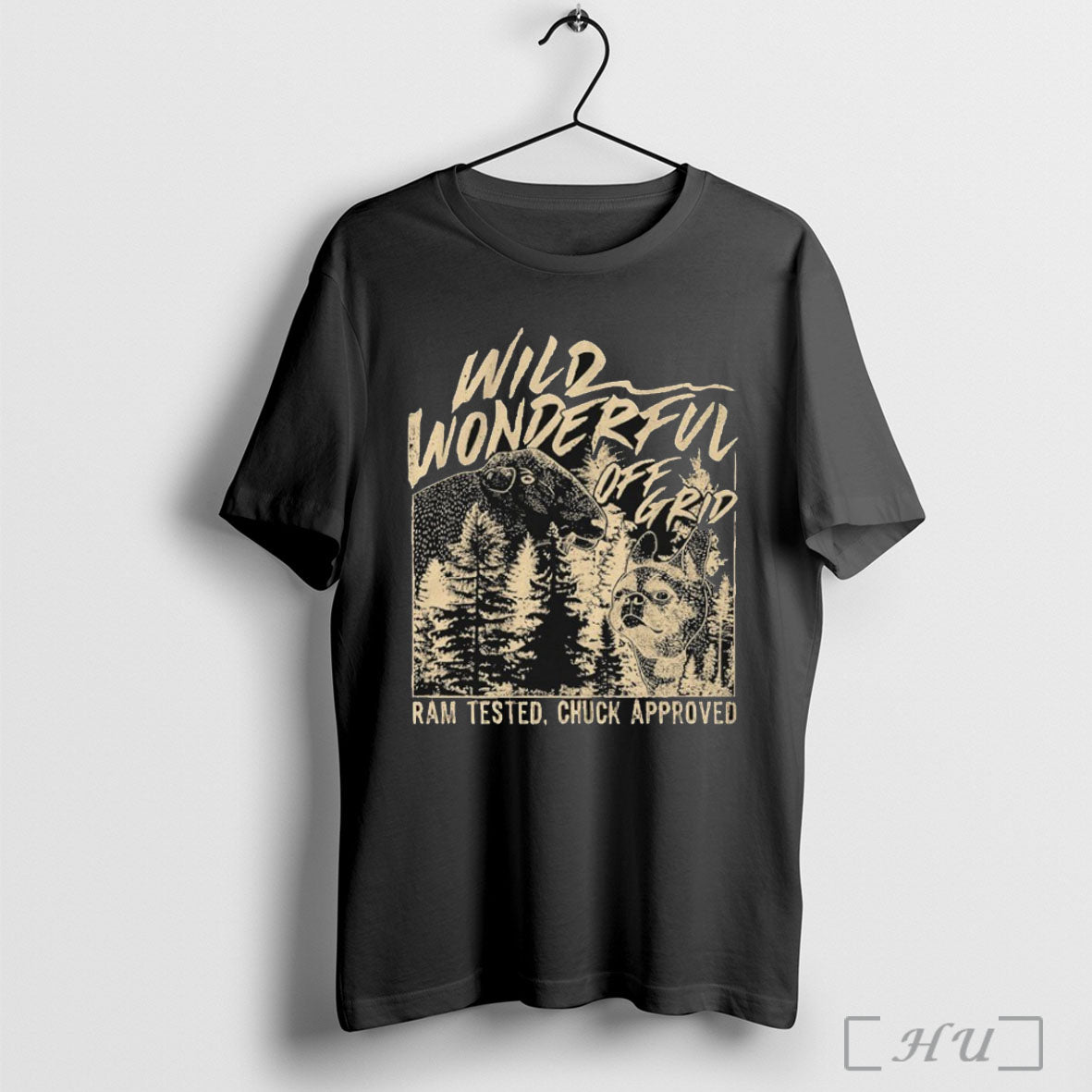 Officials Wild Wonderful Off Grid Ram Tested Chuck Approved T Shirt