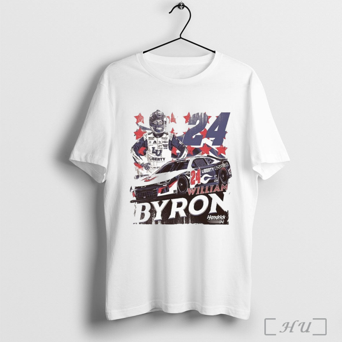 Officials William Byron Hendrick Motorsports Team Liberty University Car T Shirt