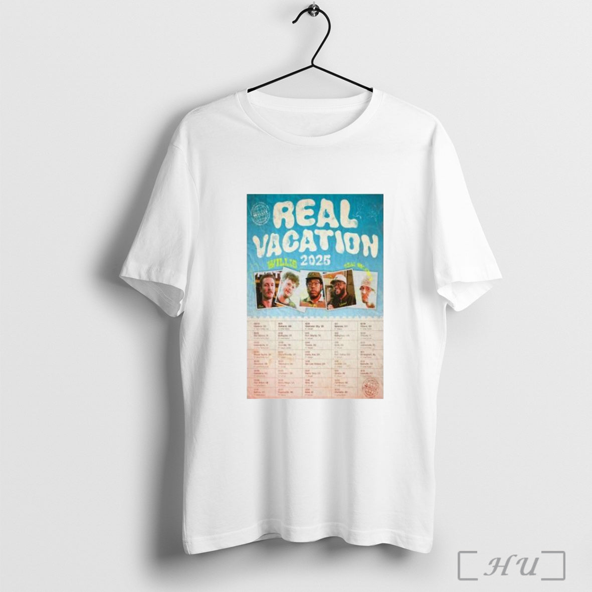 Officials Willis Vacation Tour Date 2025 T Shirt