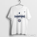 Officials Winnipeg Jets 2025 Central Division Champions Logo T Shirt