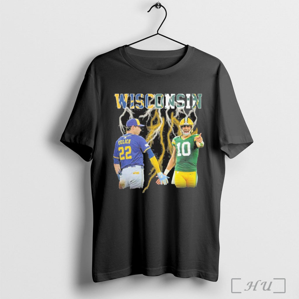 Officials Wisconsin Player Yelich 22 X 10 T Shirt