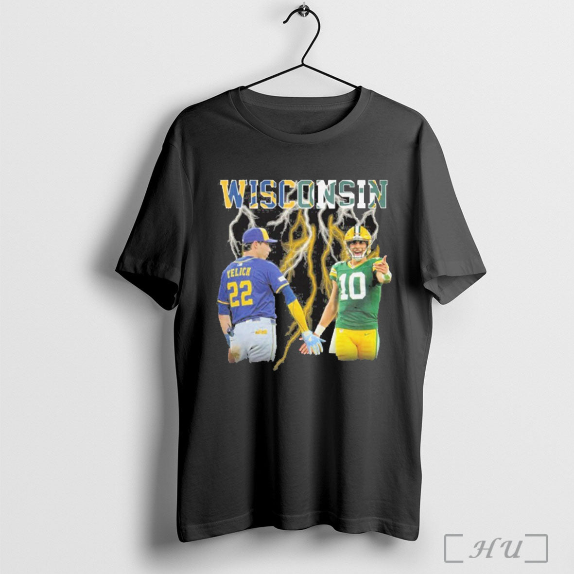 Officials Wisconsin Player Yelich 22 X 10 T Shirt