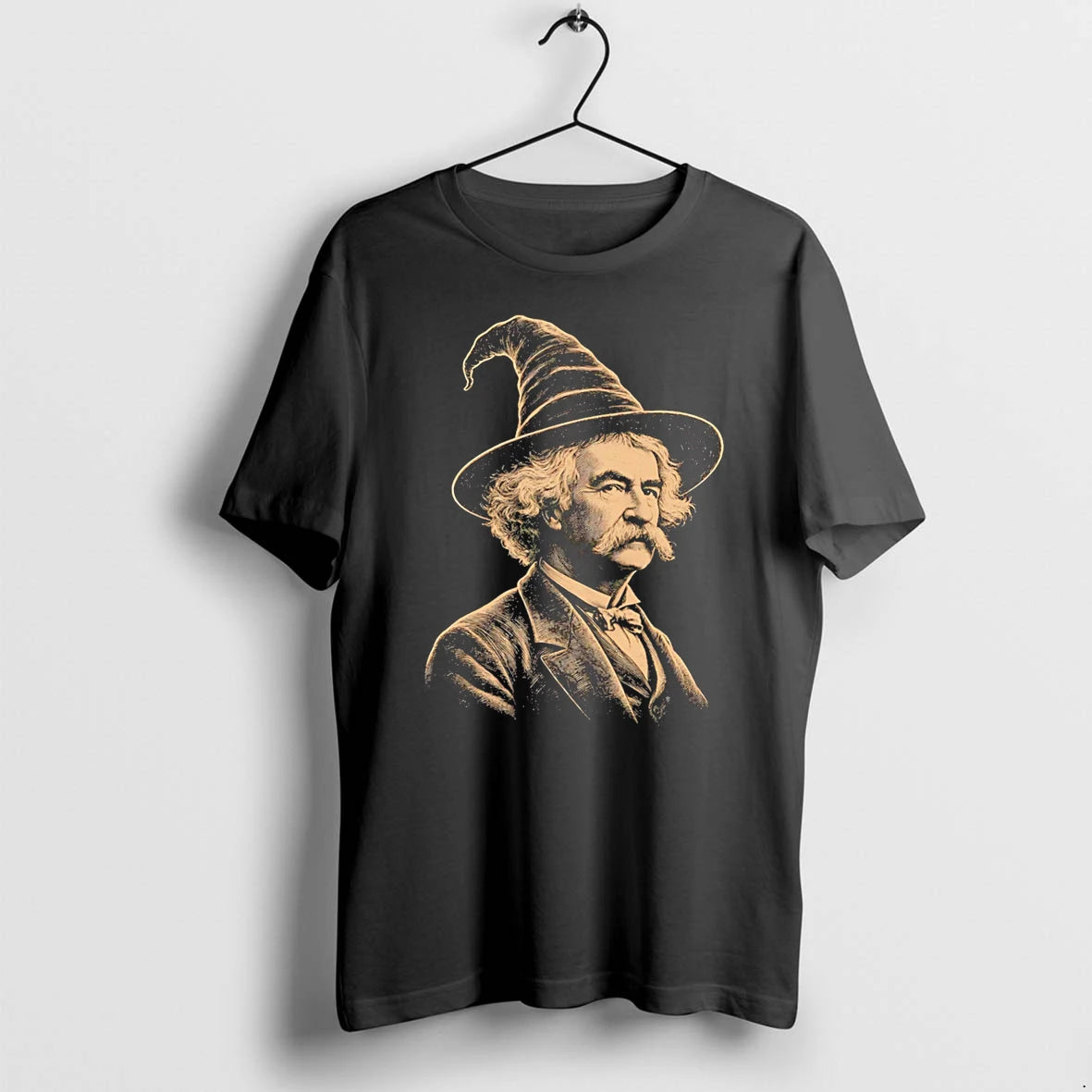 Officials Wizard Mark Twain Graphic Tee T Shirt Sweater