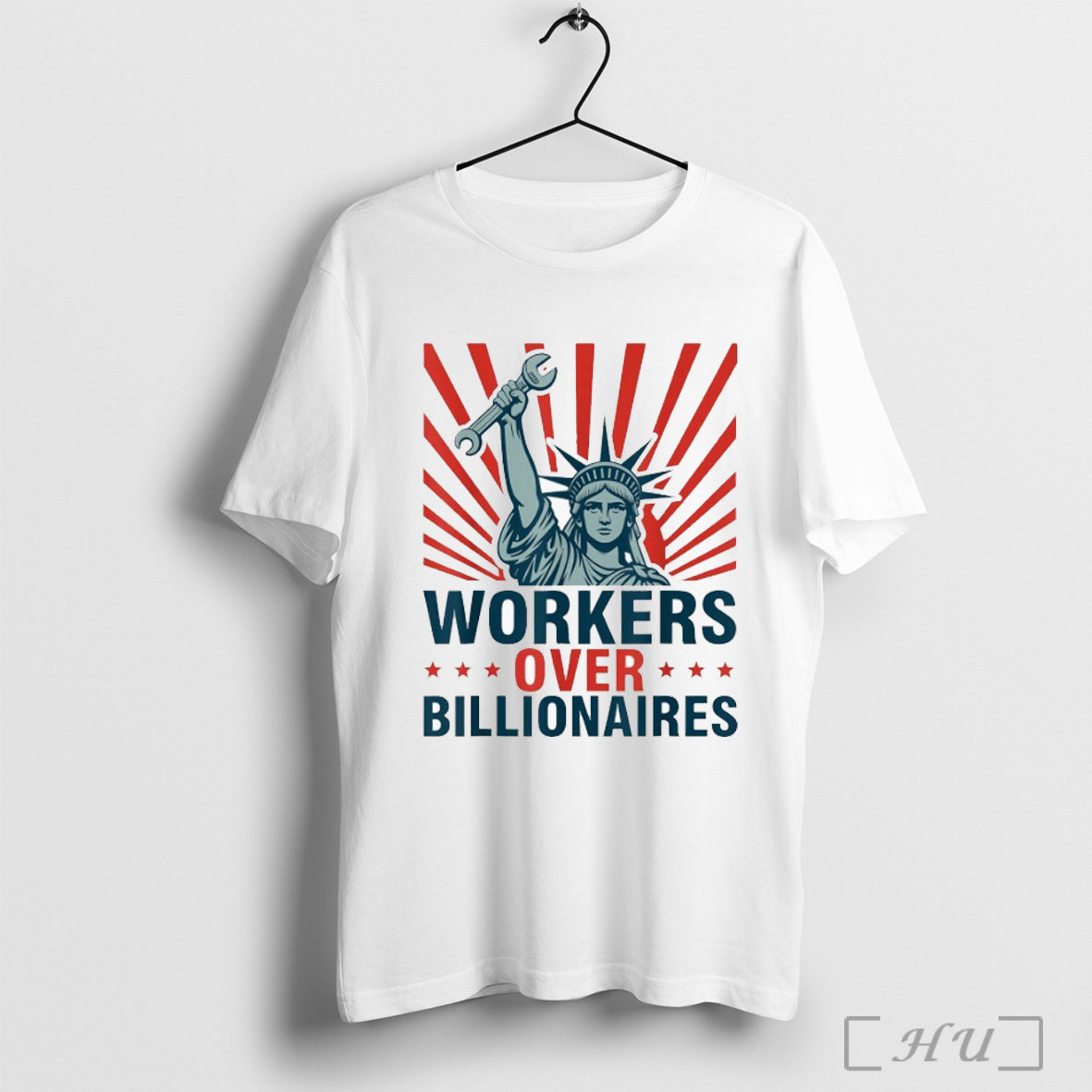 Officials Workers Over Billionaires Liberty Statue Wrench T Shirt
