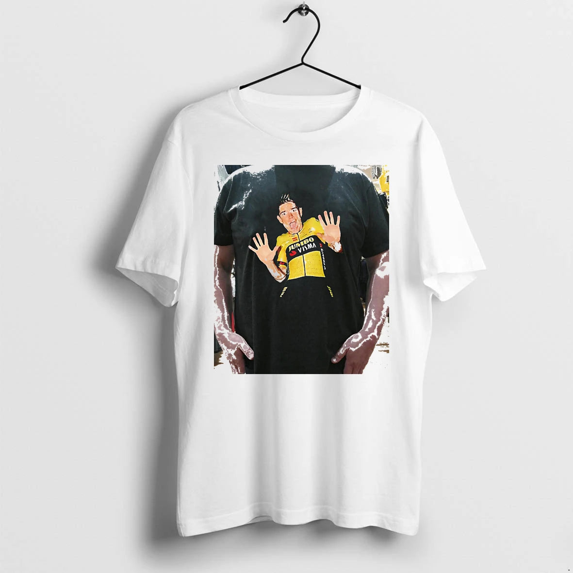 Officials Wout Van Aert Funny Face Premium T Shirt