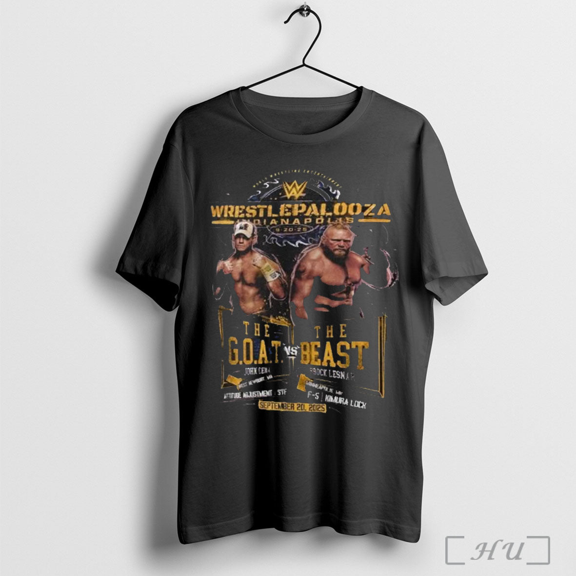 Officials Wrestlepalooza 2025 John Cena Vs Brock Lesnar T Shirt