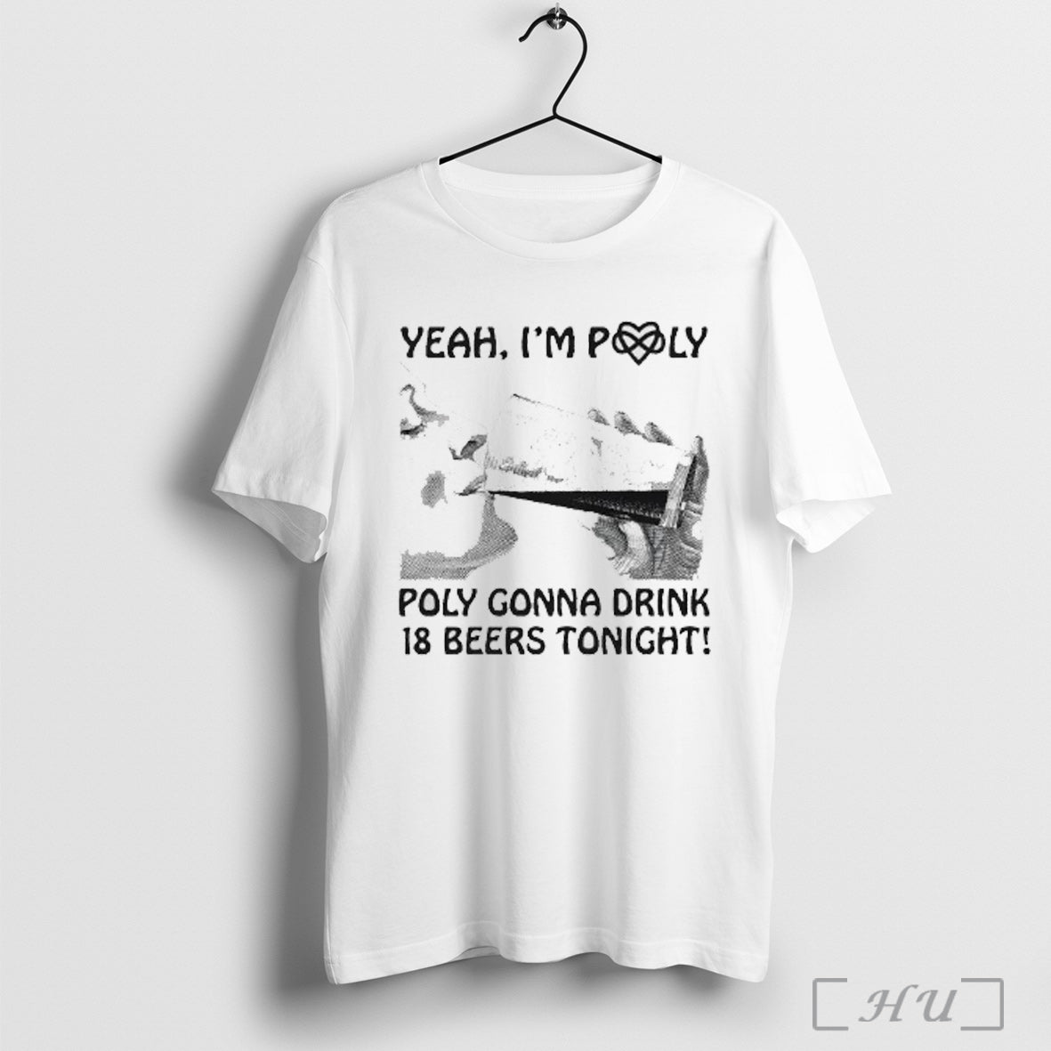 Officials Yeah Im Poly Poly Gonna Drink 18 Beers Tonight T Shirt