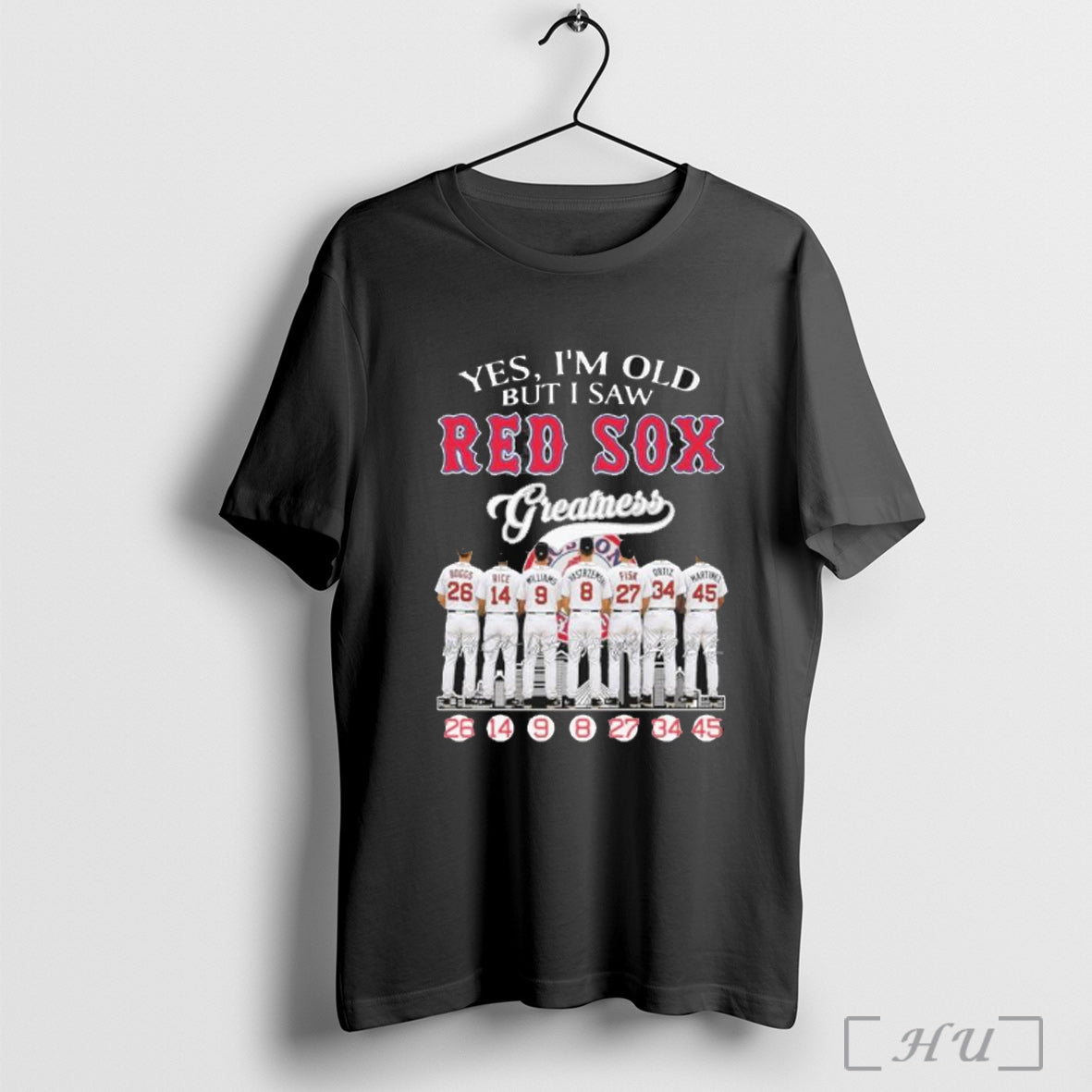 Officials Yes Im Old But I Boston Red Sox Greatness Players T Shirt