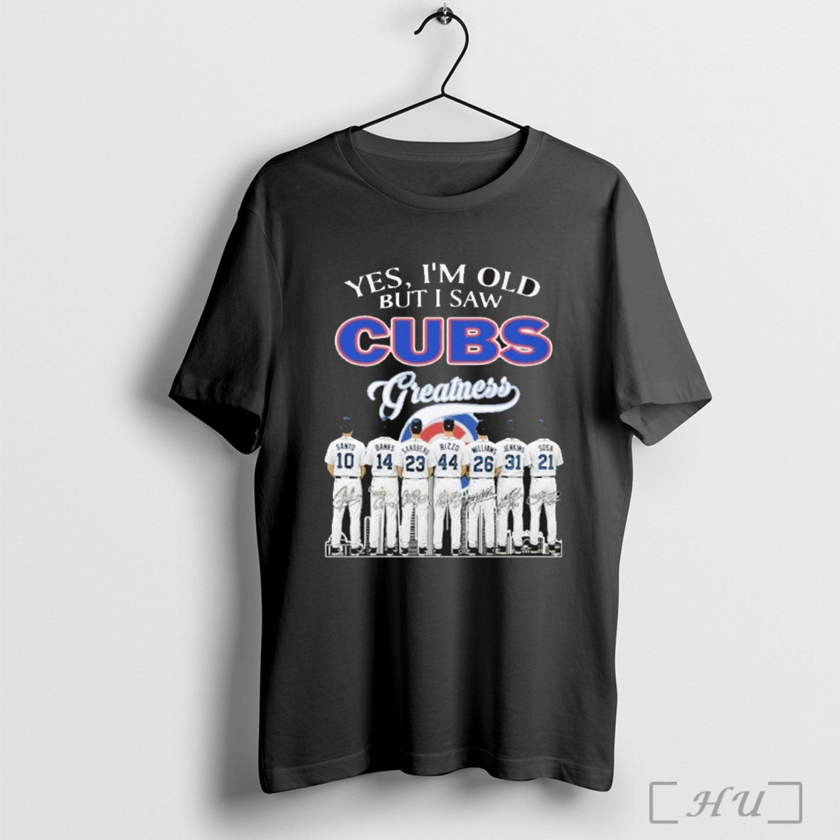 Officials Yes Im Old But I Saw Cubs Greatness Player T Shirt