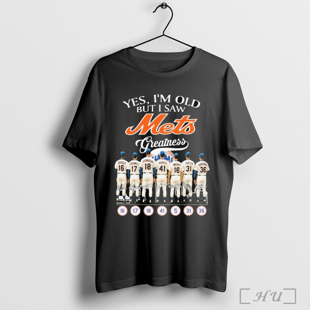 Officials Yes Im Old But I Saw New York Mets Greatness Signatures T Shirt