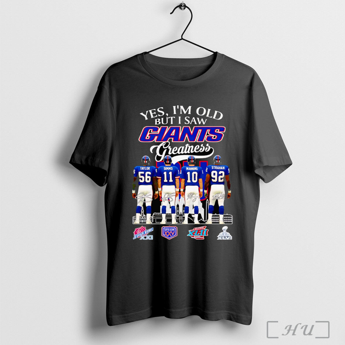 Officials Yes Im Old But I Saw Giants Greatness Signature T Shirt