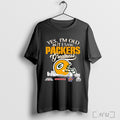 Officials Yes Im Old But I Saw Green Bay Packers Helmet T Shirt