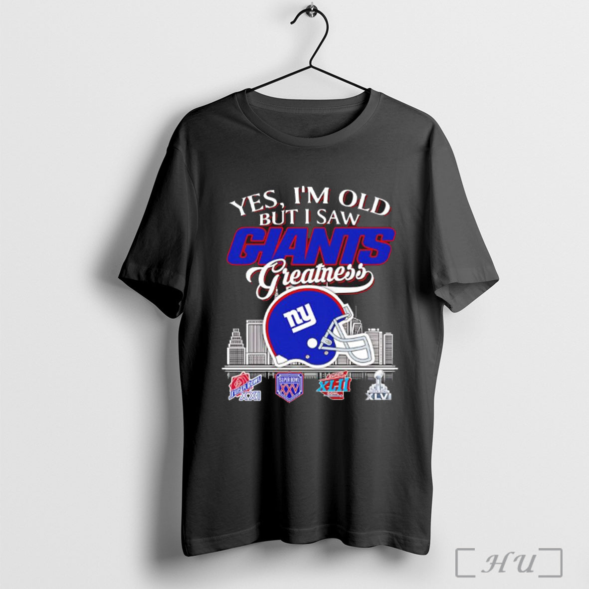 Officials Yes Im Old But I Saw New York Giants Helmet T Shirt
