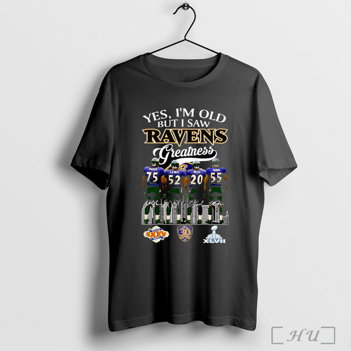 Officials Yes Im Old But I Saw Ravens Greatness Signature T Shirt