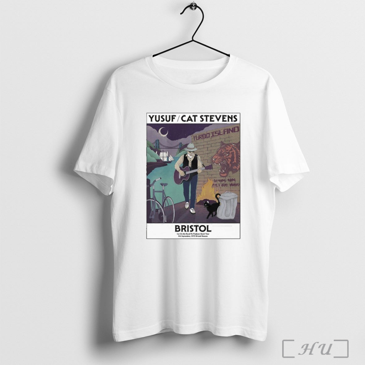 Officials Yusuf Cat Stevens On The Road To Findout 2025 Tour Bristol T Shirt