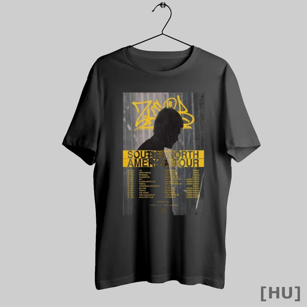 Officials Zerb South 2 North America Fall Tour 2025 Dates T Shirt