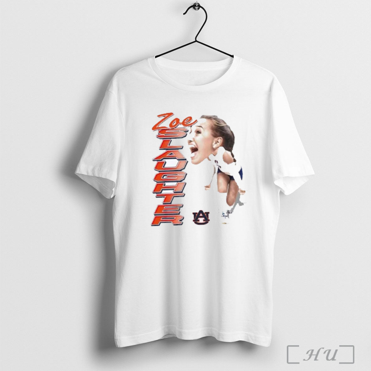 Officials Zoe Slaughter Auburn Volleyball Elevated Caricature T Shirt