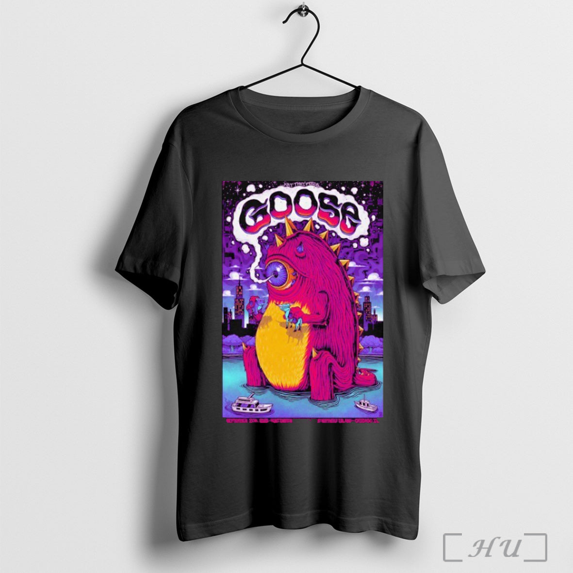 Officials Art That Feeds Goose Tour 2025 Chicago Il S Men T Shirt