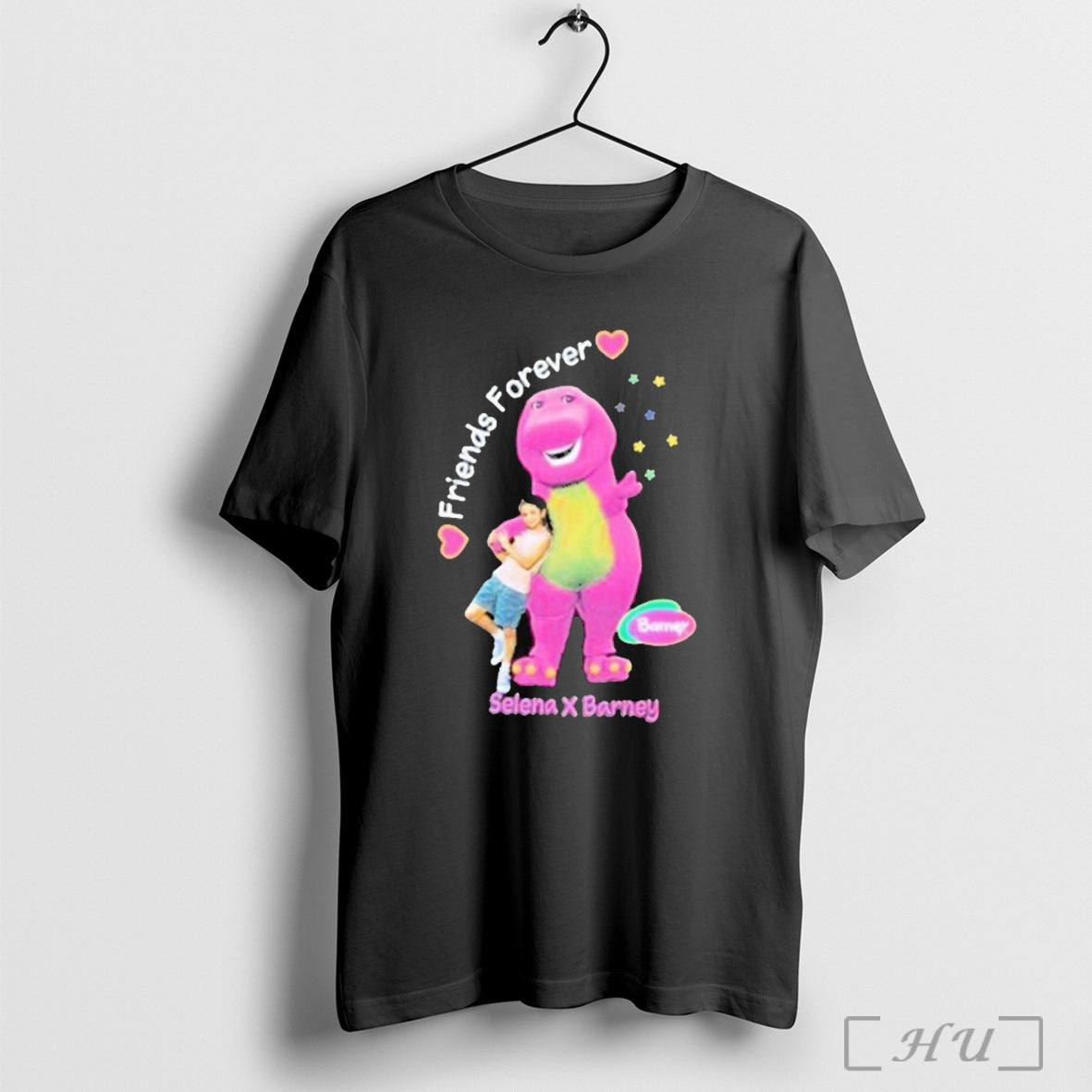 Officials Barney X Selena Gomez Friends Forever I Love You S Men T Shirt