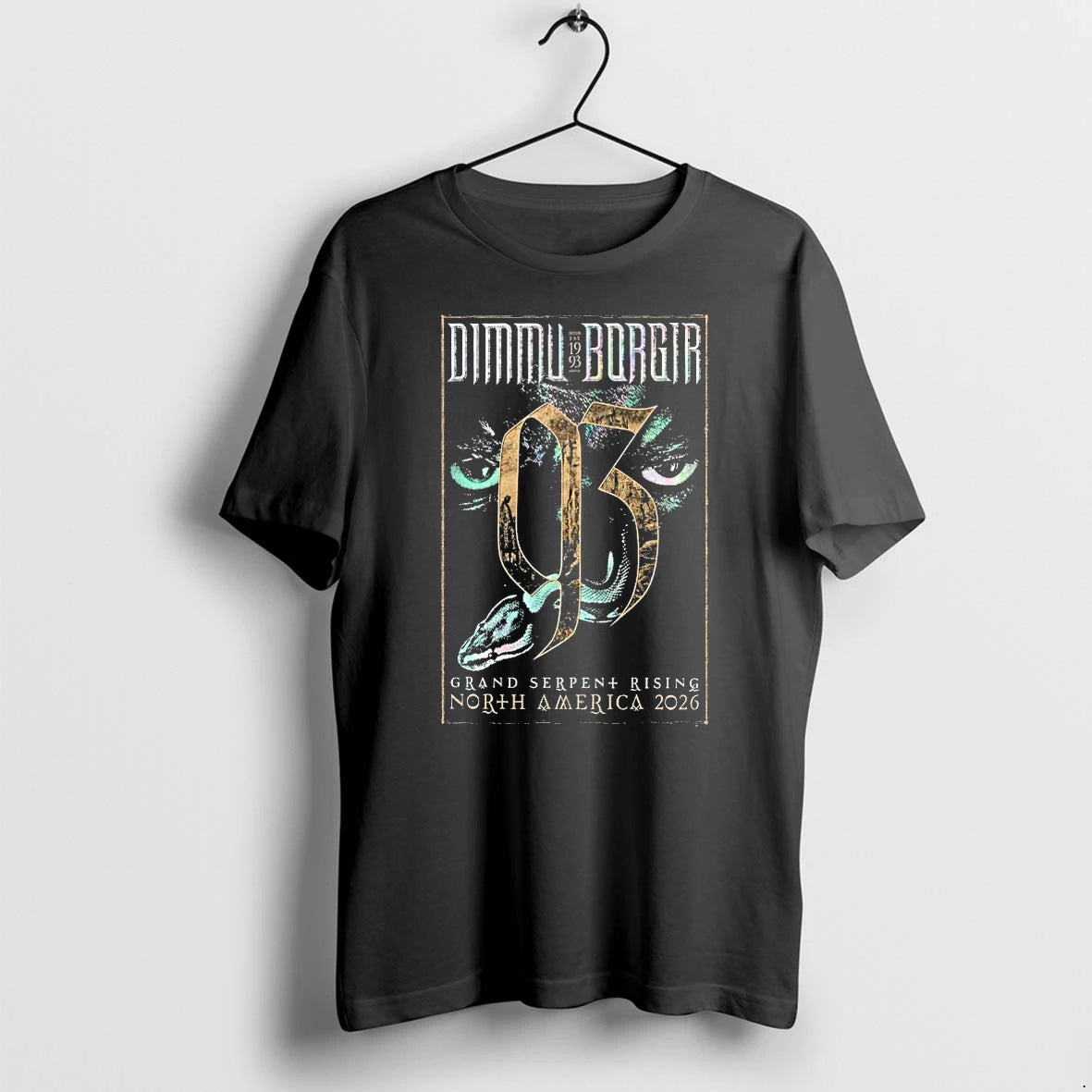 Officials Dimmu Borgir Grand Serpen Rising North America 2026 Tour Premium T Shirt