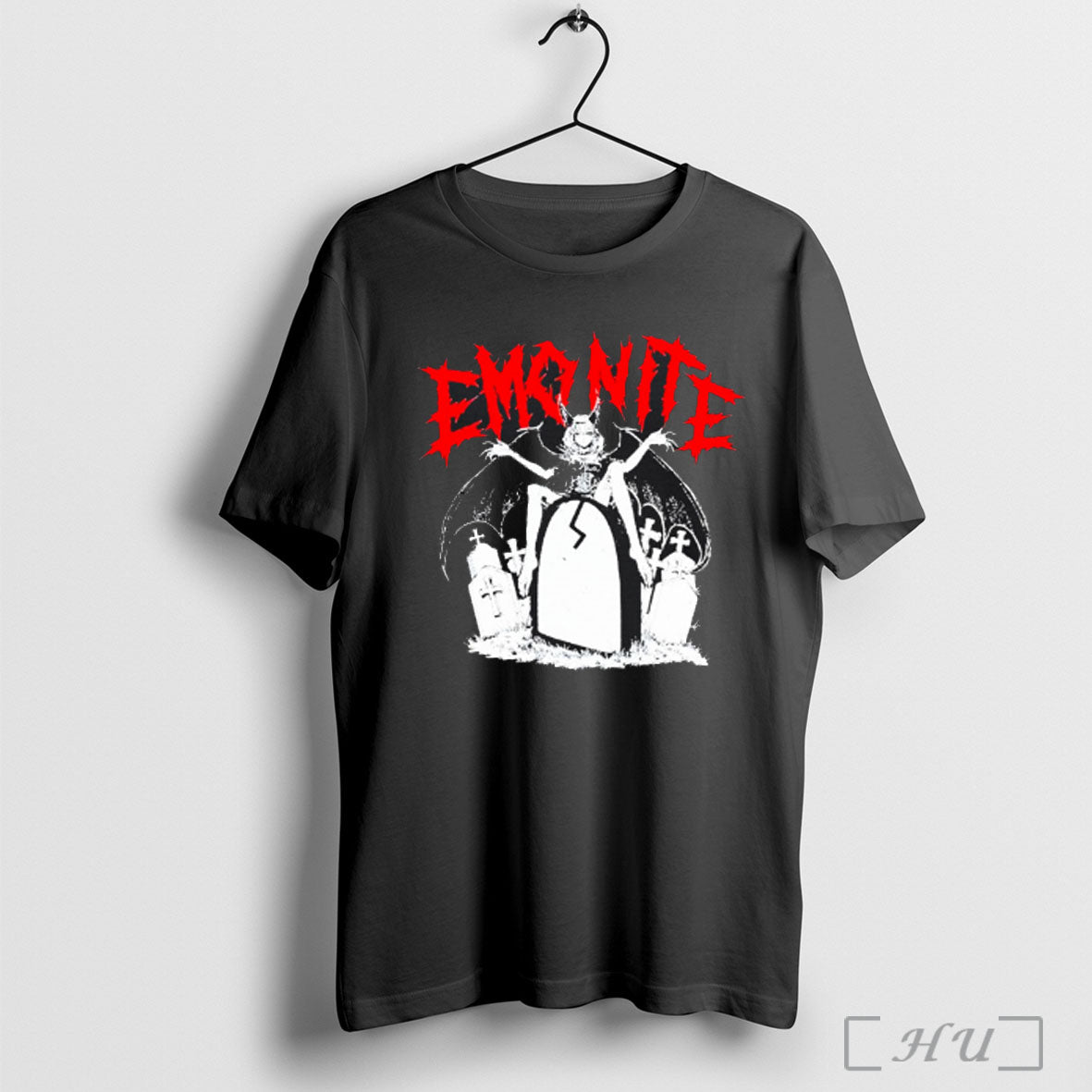 Officials Emo Nite Demon Girl T Shirt