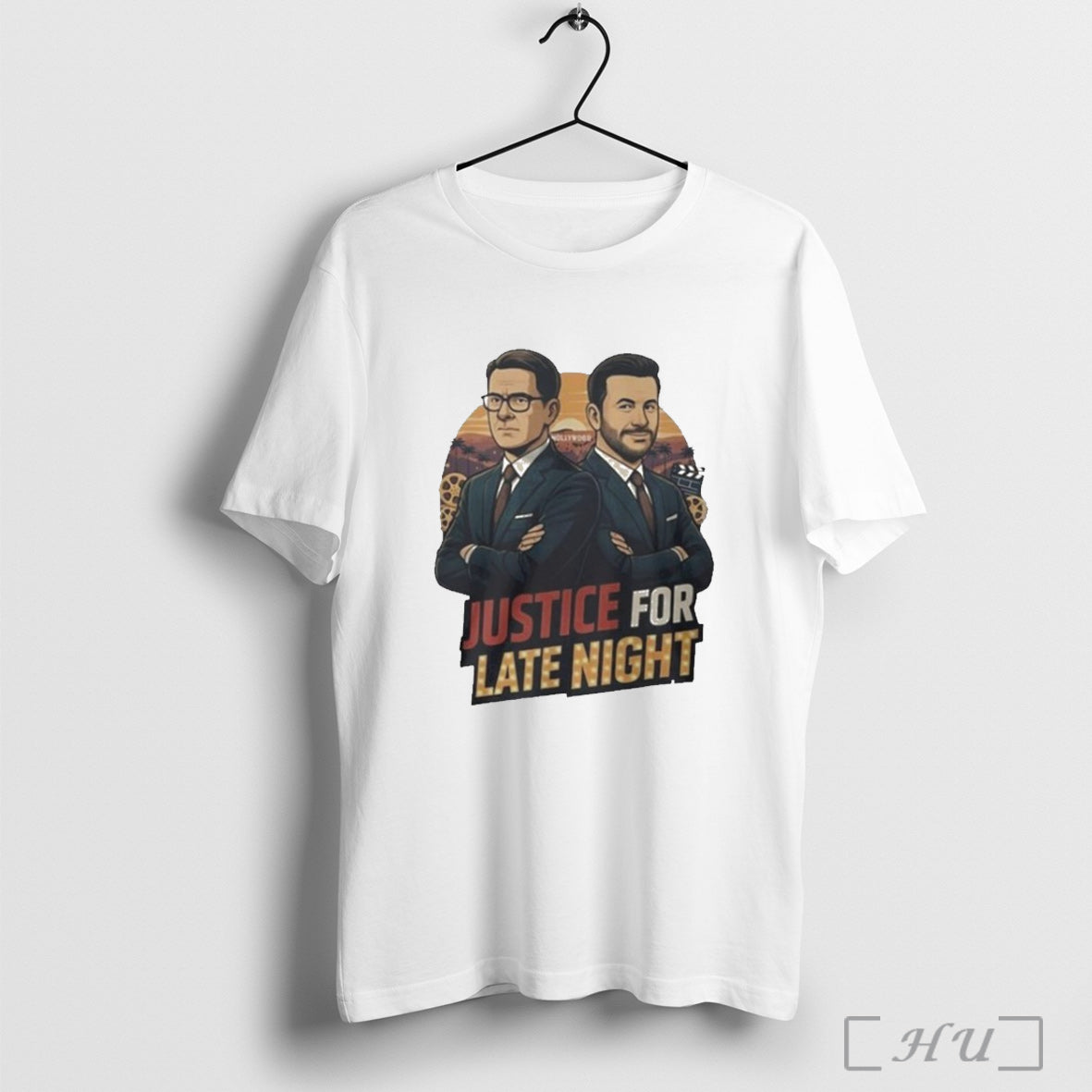 Officials Justice For Late Night Jimmy Kimmel Stephen Colber Men T Shirt