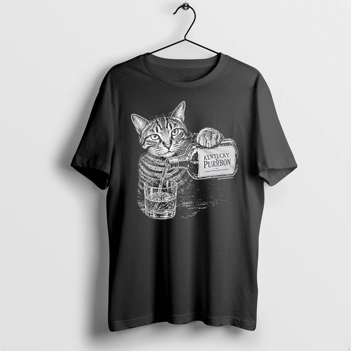 Officials Kentucky Purrbon Cat Whiskey Dr Matt Premium T Shirt