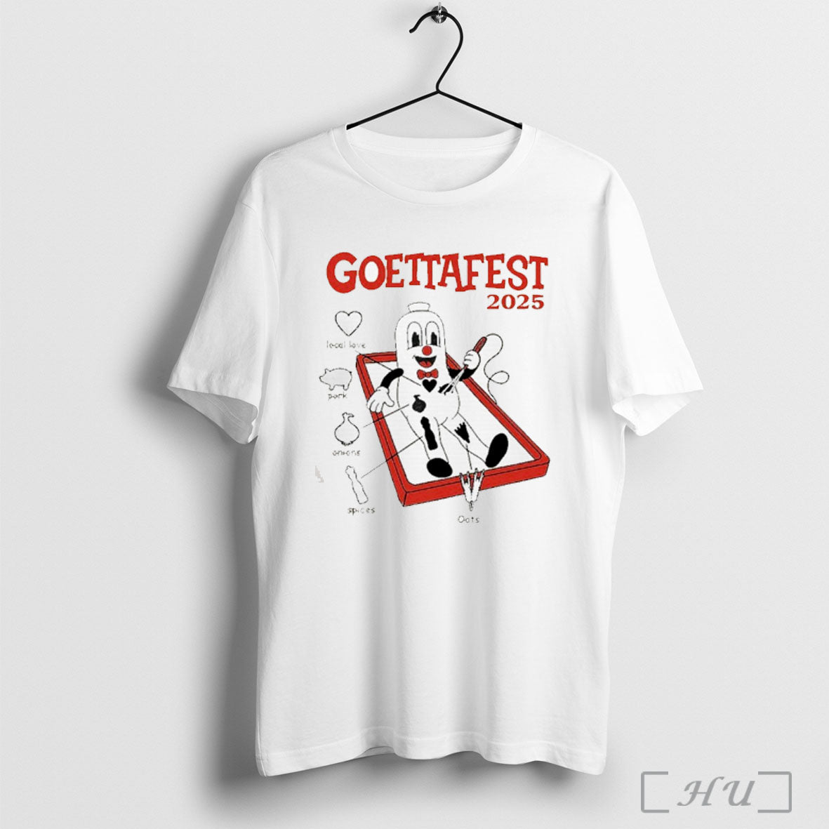 Officials Operation Goettafest Local Love Pork Onions Spices Oats 2025 T Shirt