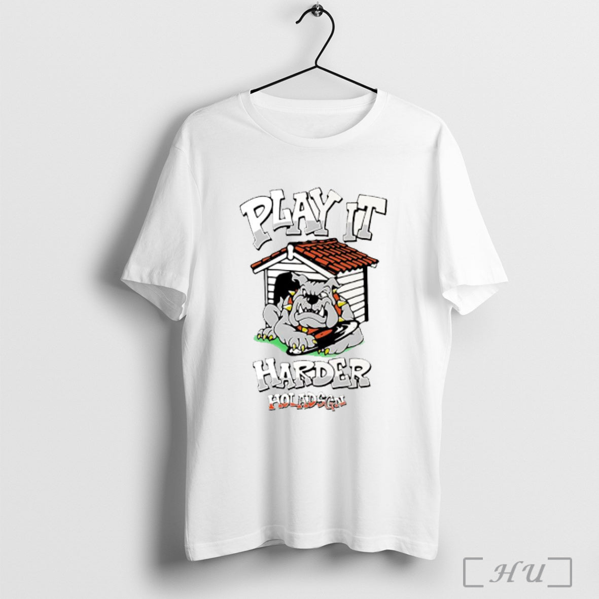 Officials Play It Harder Holadsgn Dog White S T Shirt