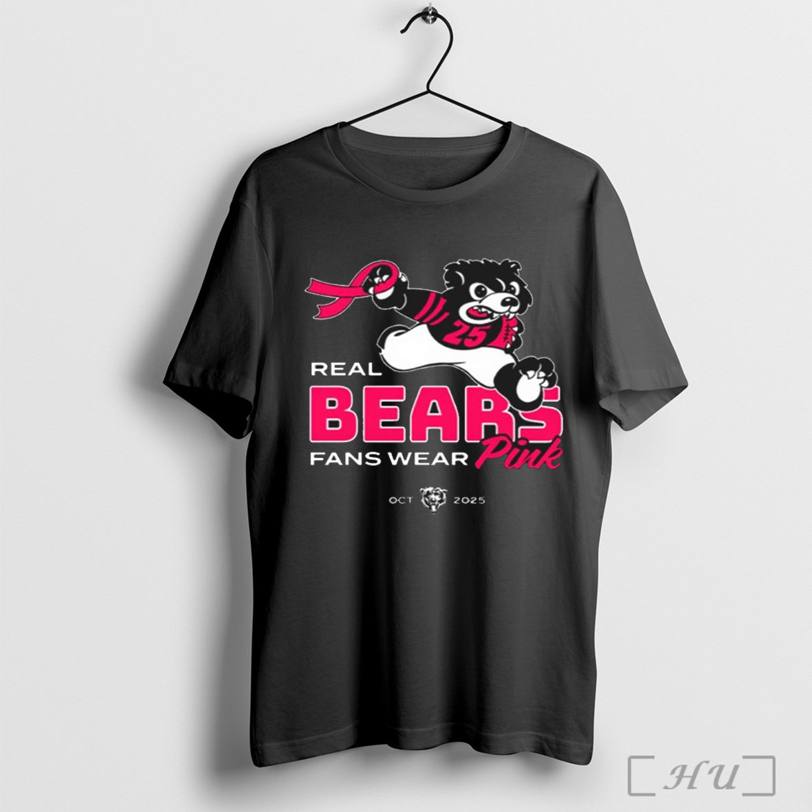 Officials Real Bears Fans Wear Pink 2025 T Shirt