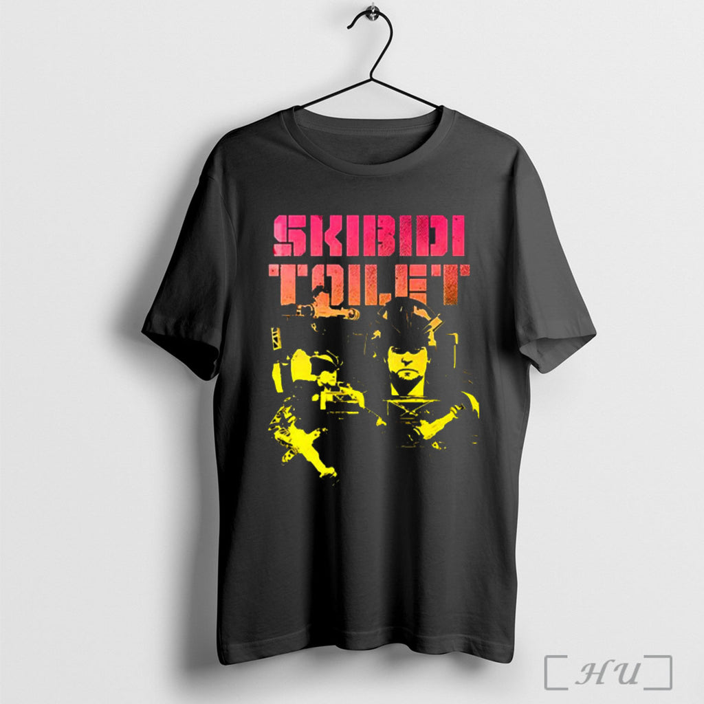 Officials Skibidi Toilet Detainer Astro Gradien T Shirt