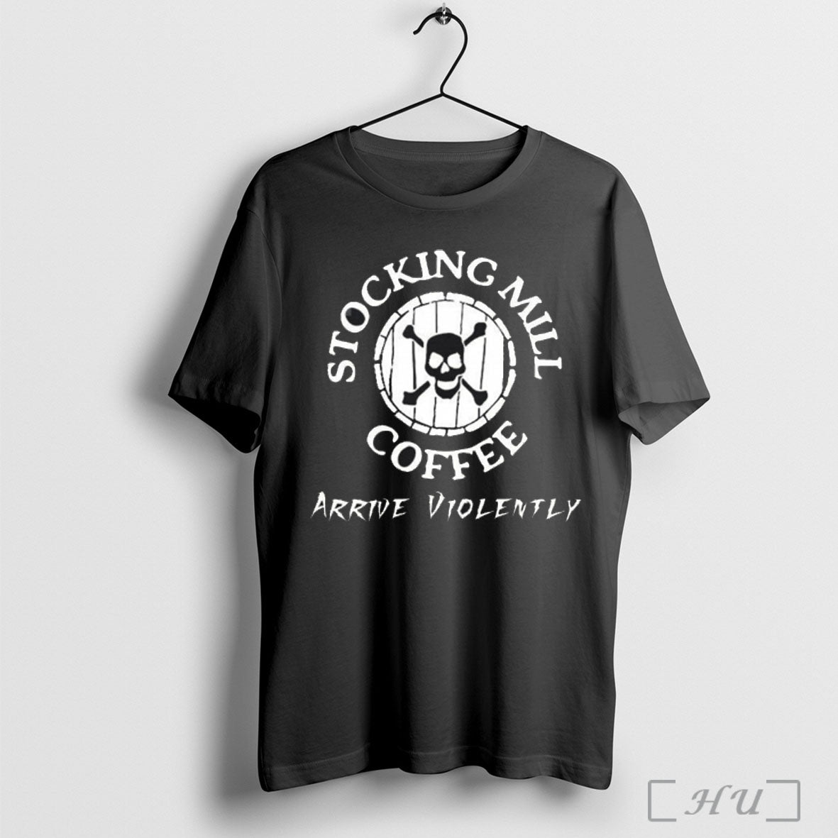 Officials Stocking Mill Coffee Arrive Violently T Shirt
