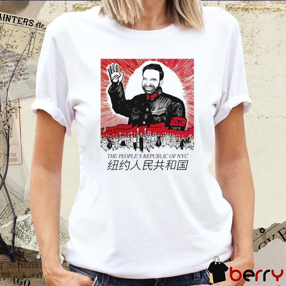 Offiicial Zohran Mamdani The People’s Republic of New York City 2025 t-shirt