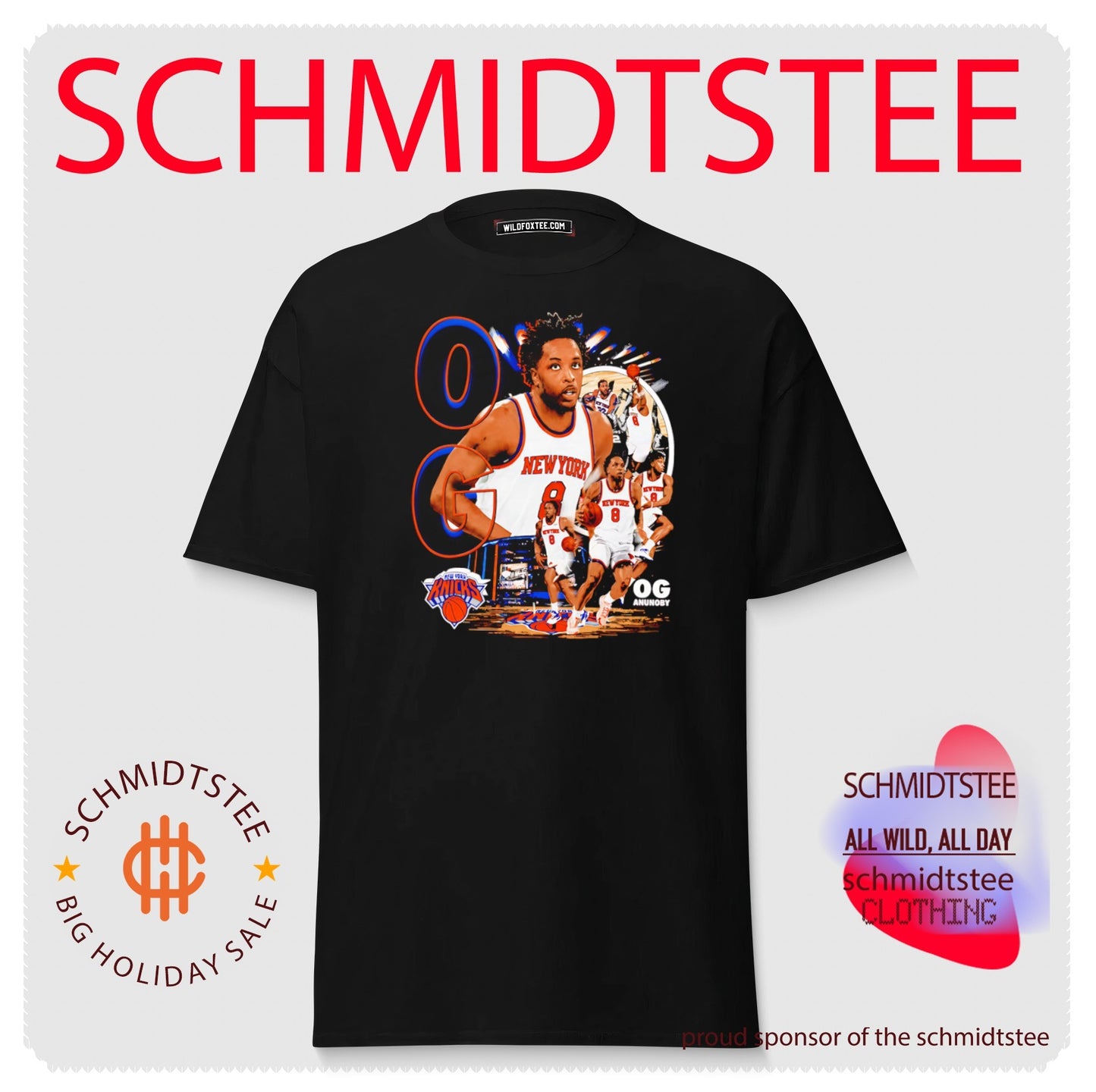 Og Anunoby New York Knicks NBA basketball shirt