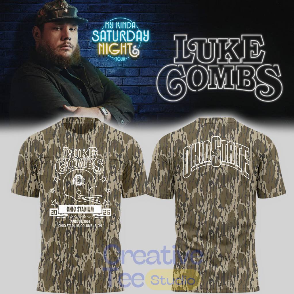 Ohio State Buckeyes x Luke Combs My Kinda Saturday Night Tour live in Ohio Stadium Special T-Shirt