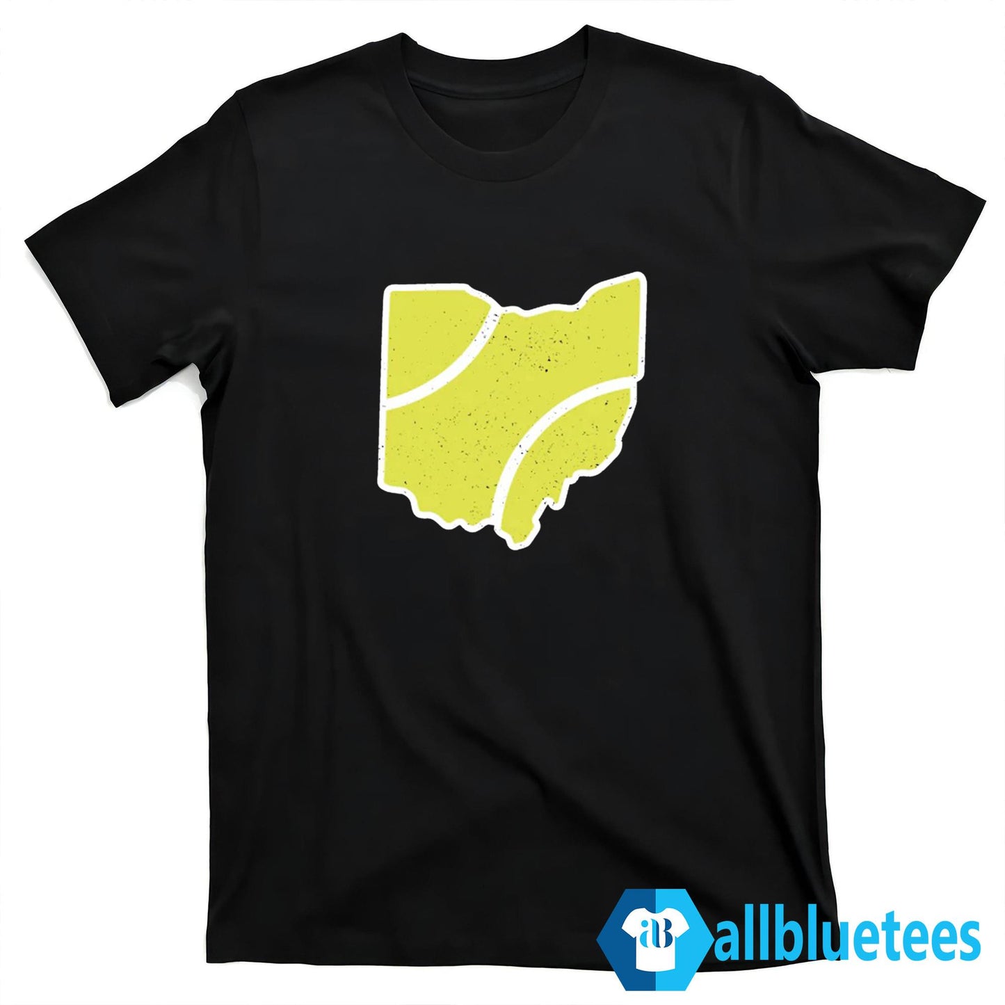 Ohio Tennis Ball Map Shirt
