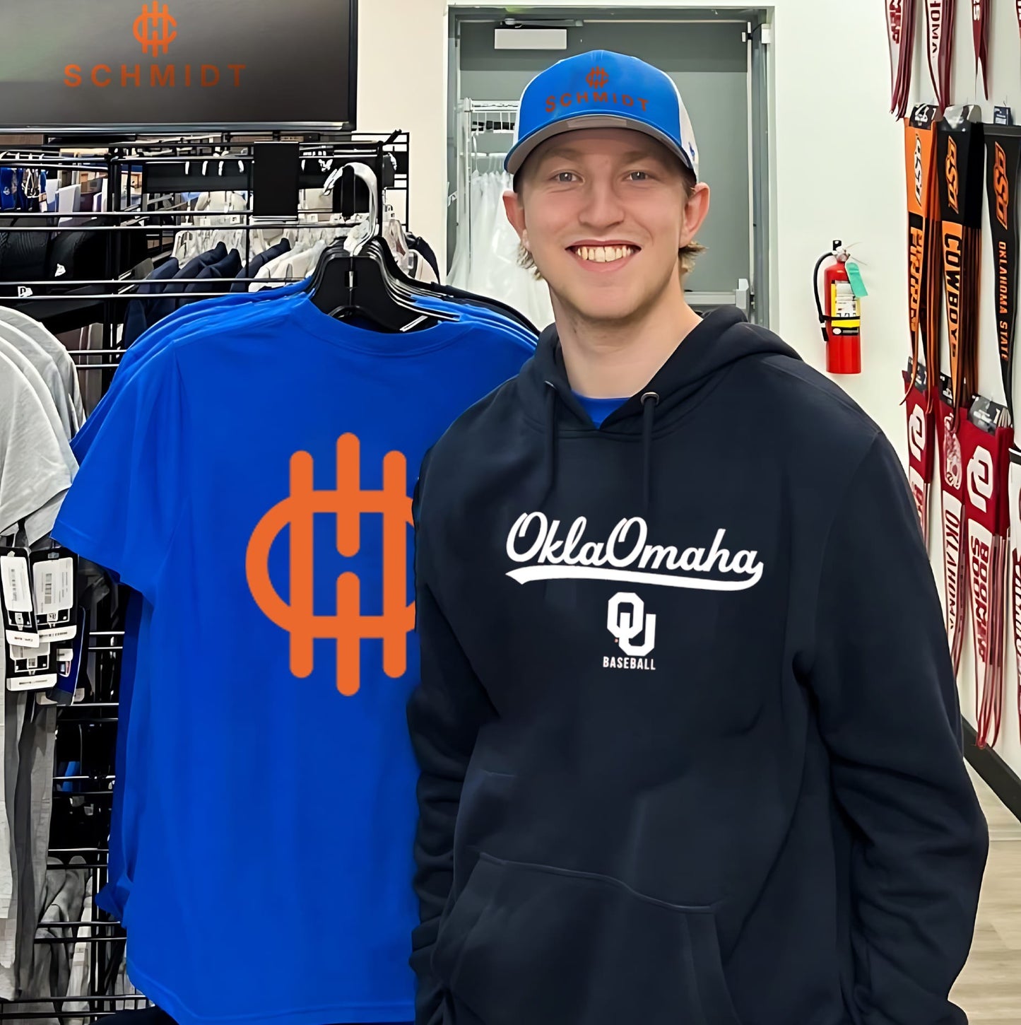 Oklahoma Baseball OklaOmaha logo shirt