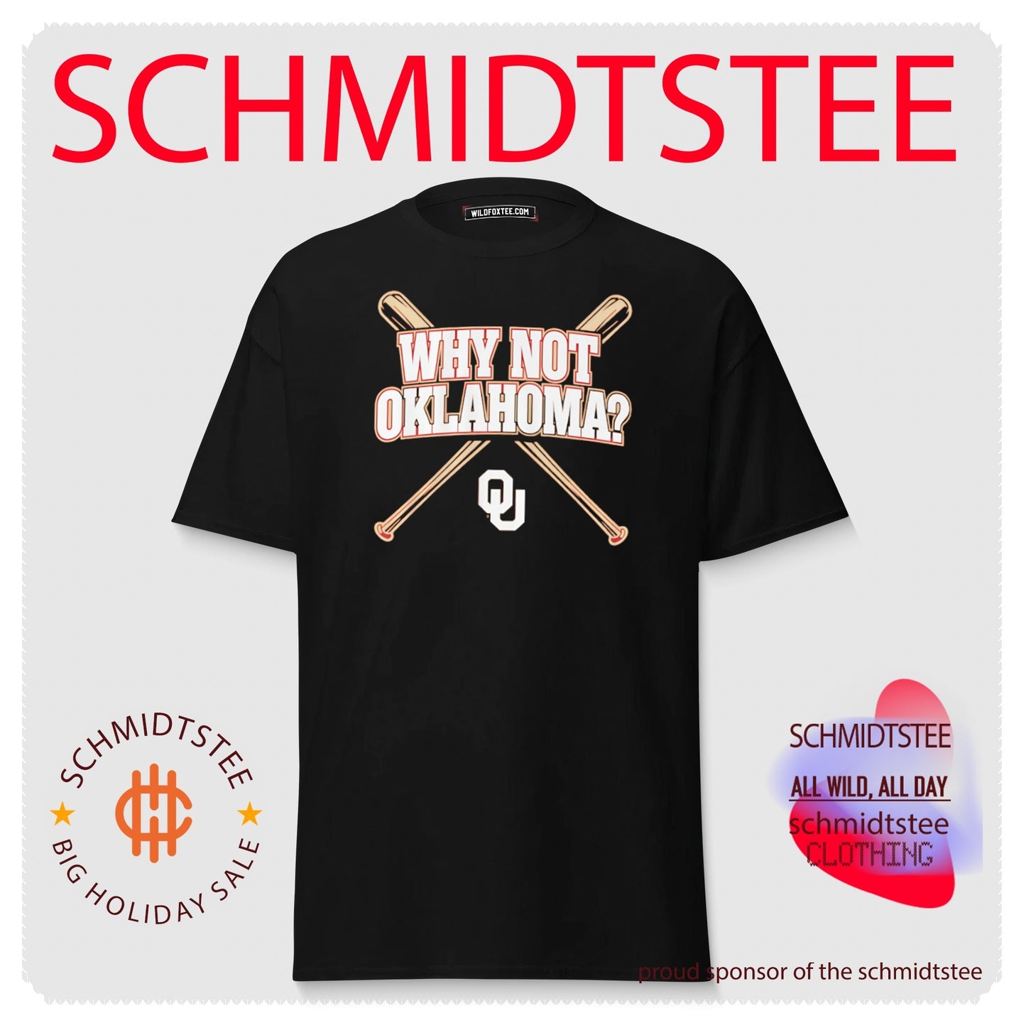 Oklahoma Baseball Why Not Oklahoma shirt