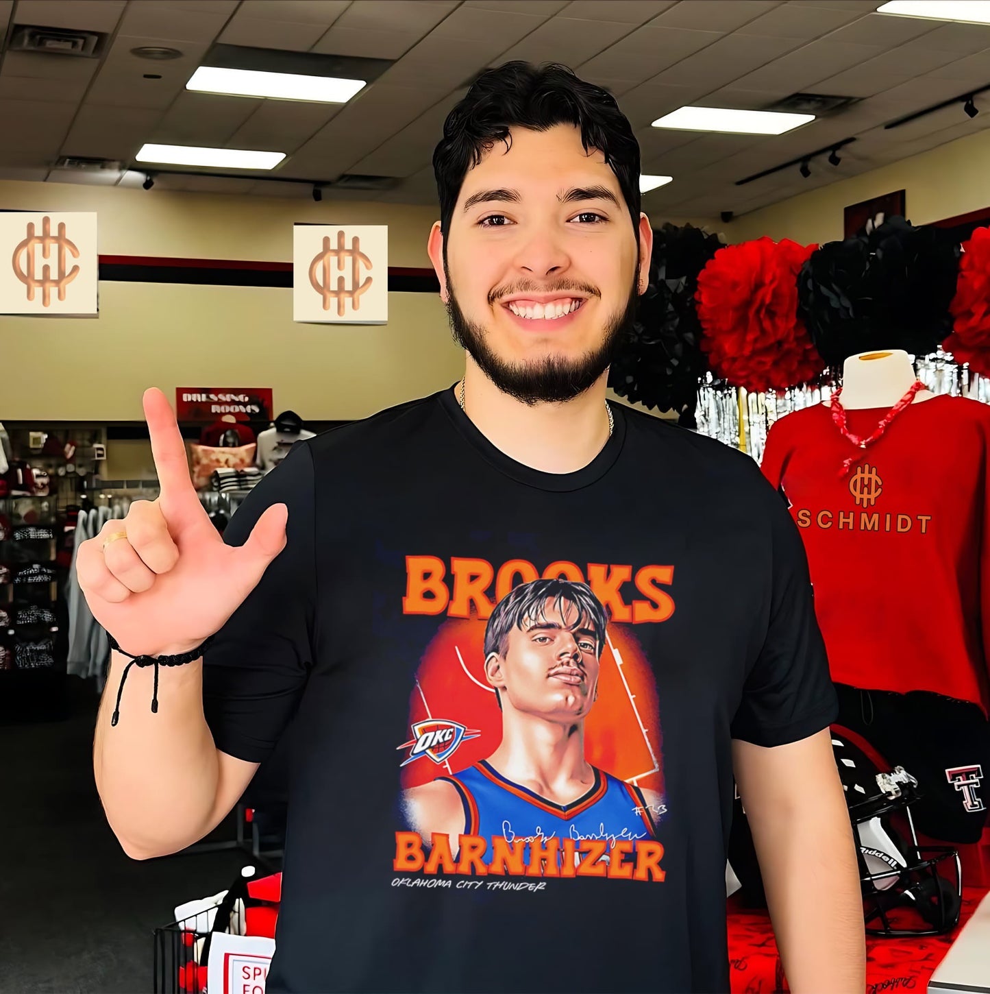 Oklahoma City Thunder Brooks Barnhizer signature shirt