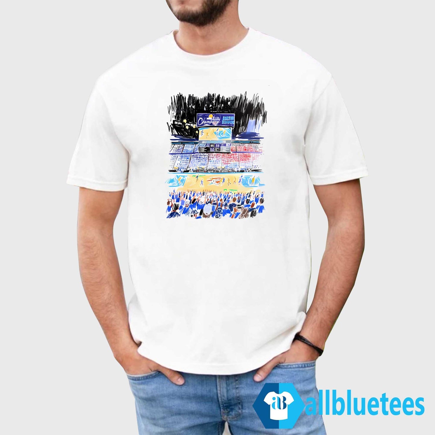 Oklahoma City Thunder Indiana Pacers Stadium Art Shirt