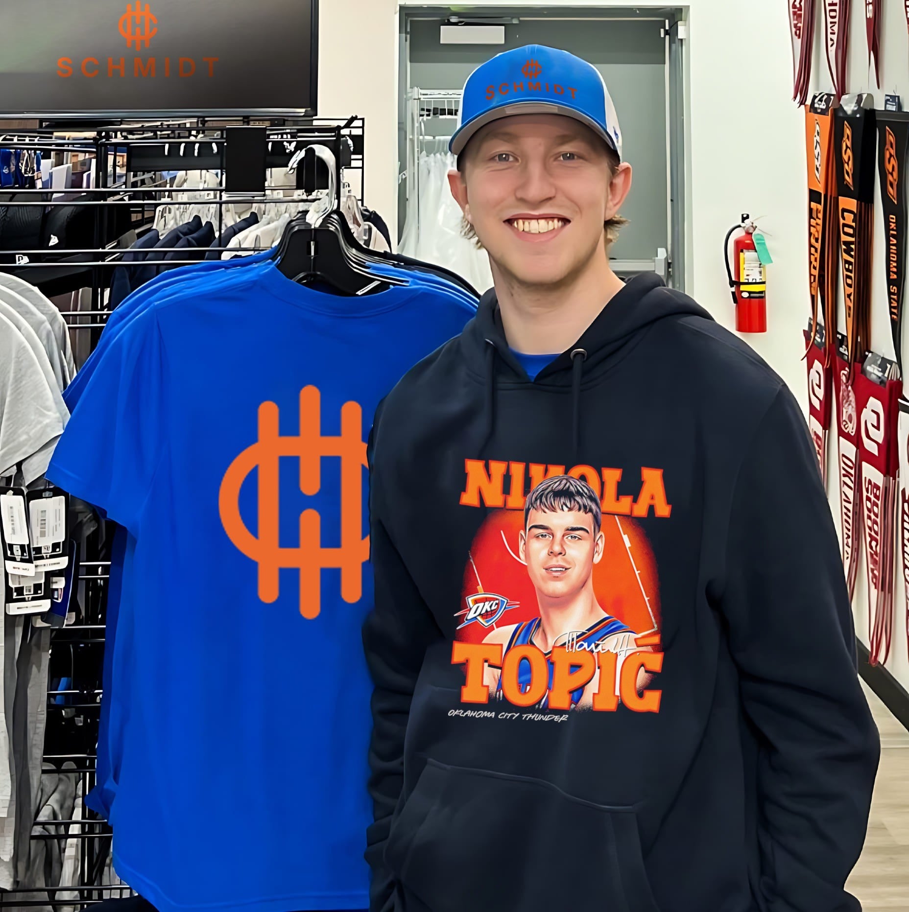 Oklahoma City Thunder Nikola Topic signature shirt