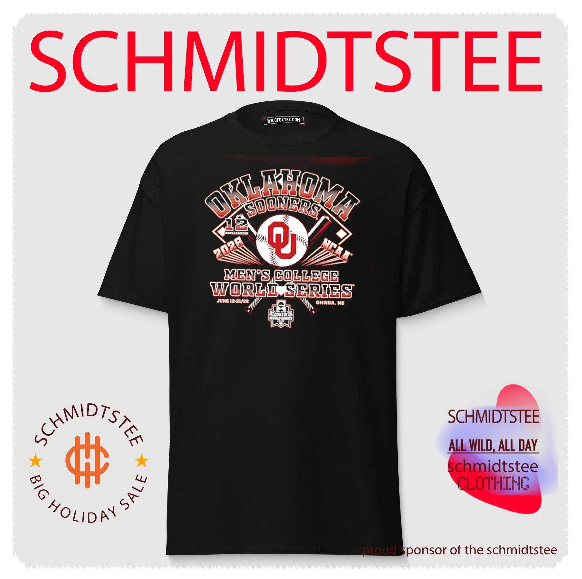 Oklahoma Sooners 2026 College World Series Bound 12 shirt