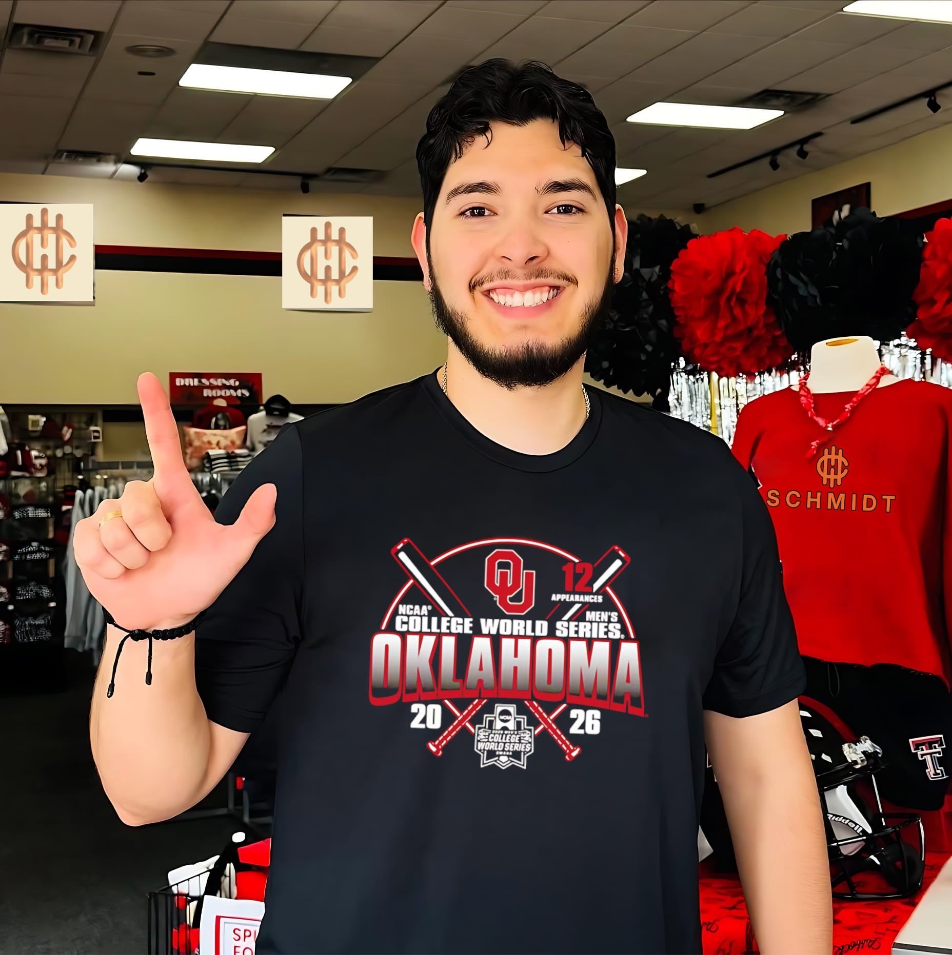 Oklahoma Sooners 2026 College World Series Bound shirt