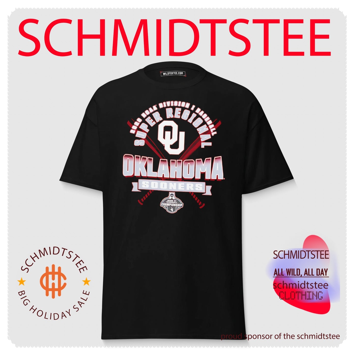 Oklahoma Sooners 2026 NCAA Division I Baseball Super Regionals shirt