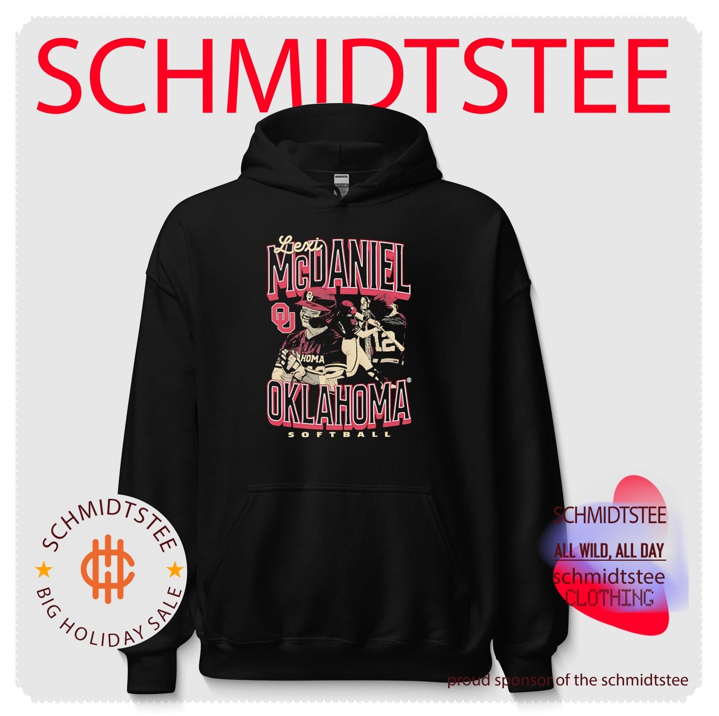Oklahoma Sooners Softball Lexi McDaniel posing vintage shirt