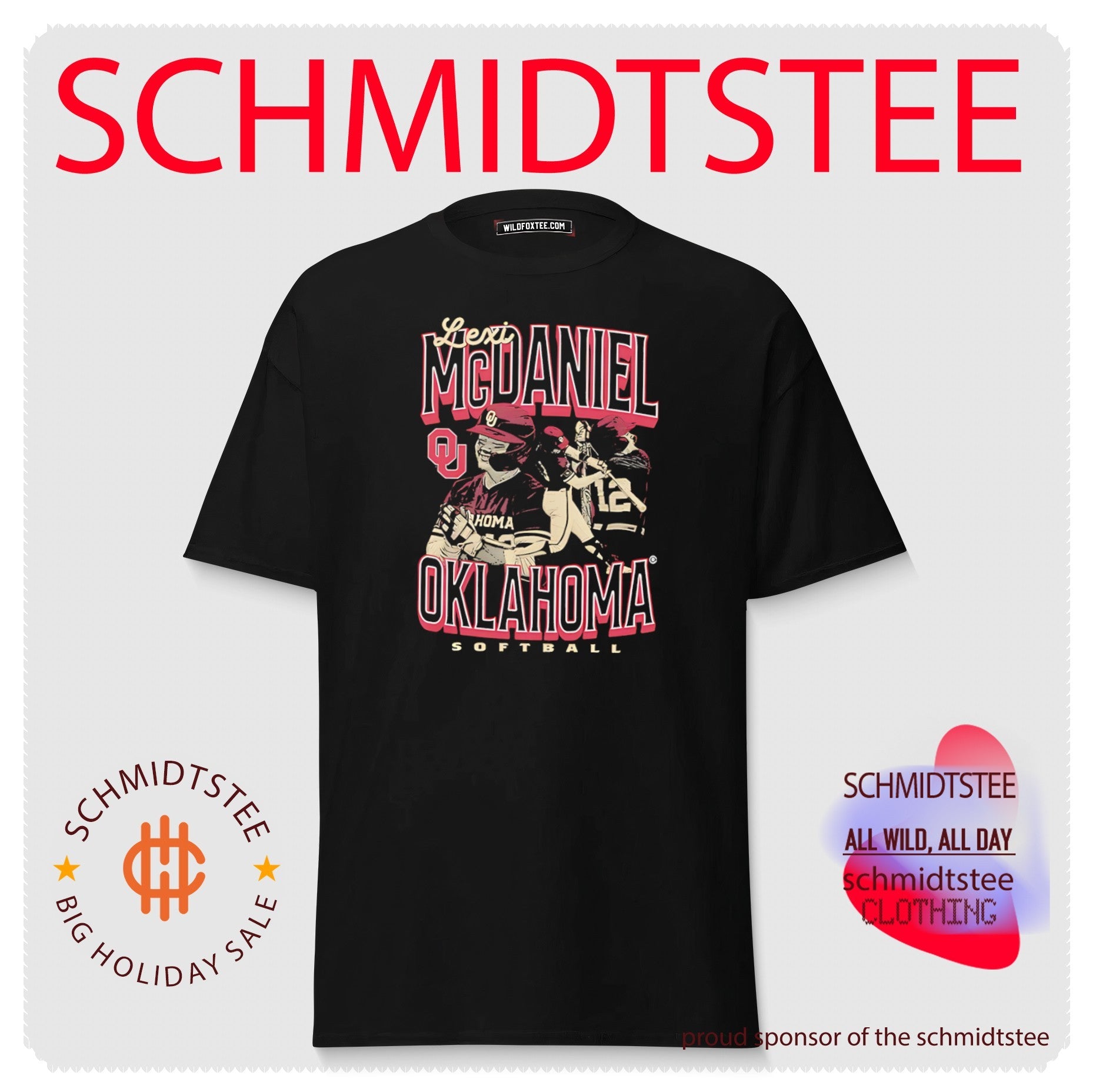 Oklahoma Sooners Softball Lexi McDaniel posing vintage shirt