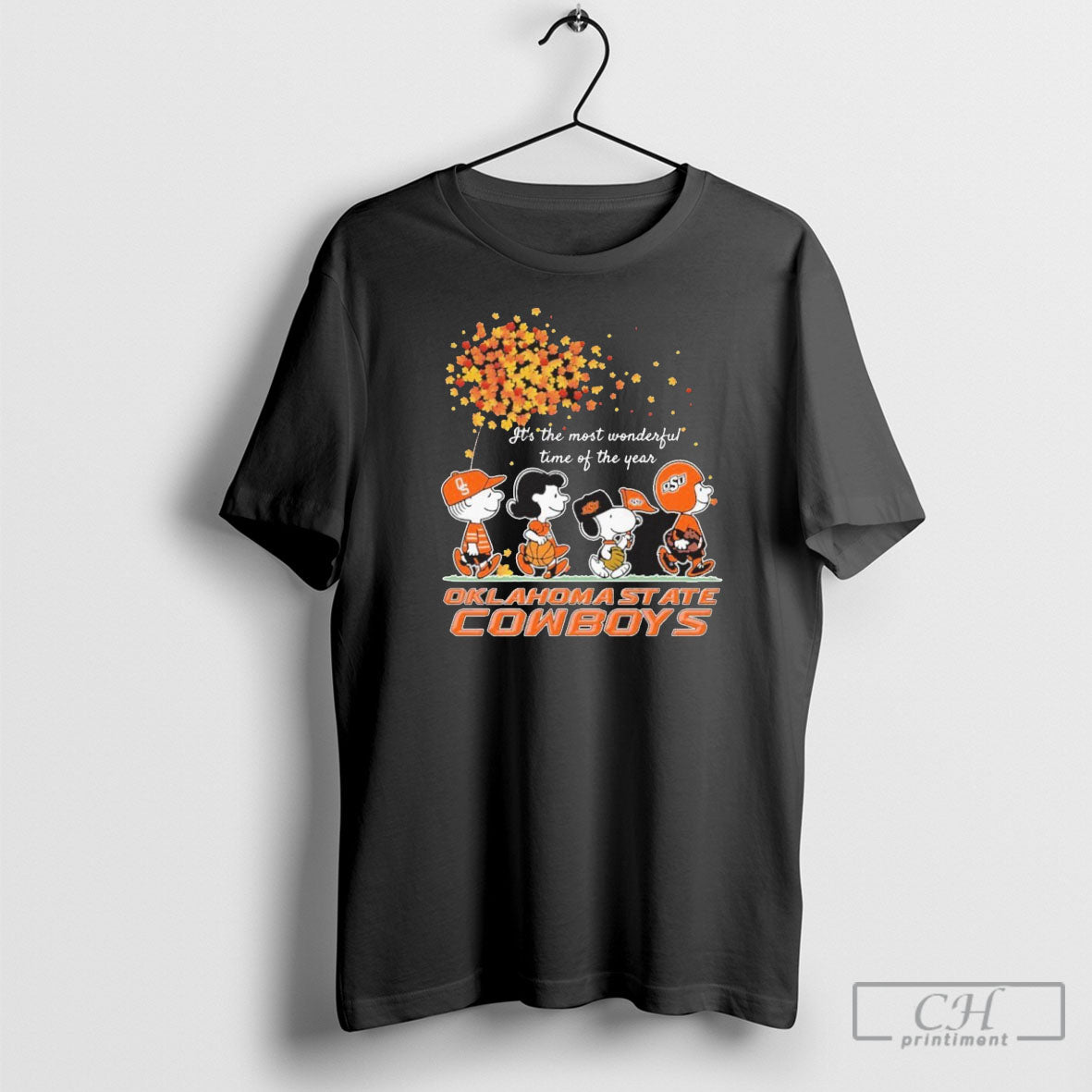 Oklahoma State Cowboys And Peanuts Characters Its The Most Wonderful Time Of The Year
