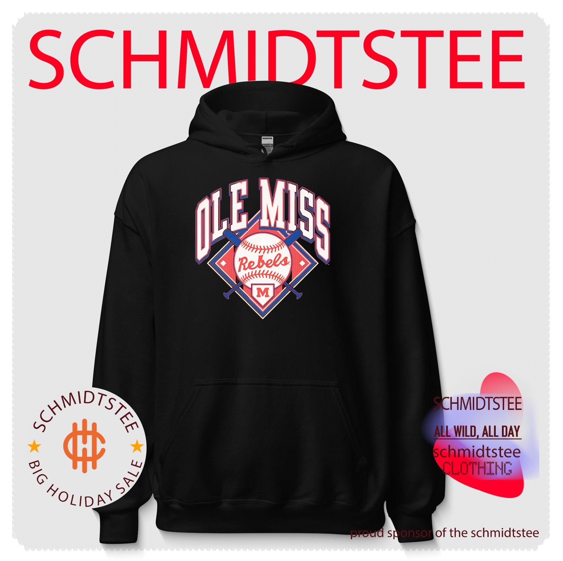 Ole Miss Rebels Baseball Vintage 2026 logo shirt